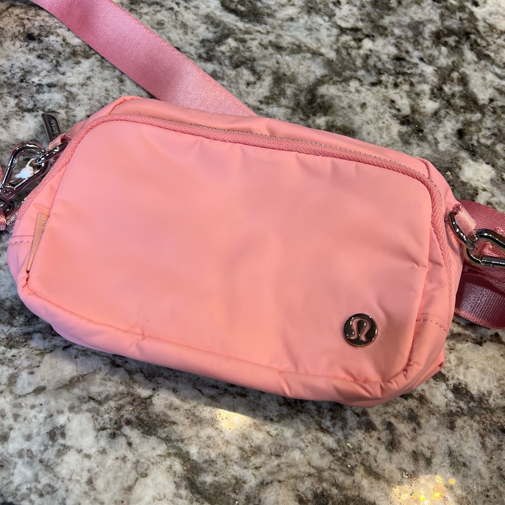 Lululemon Athletica Light Pink Crossbody Bag